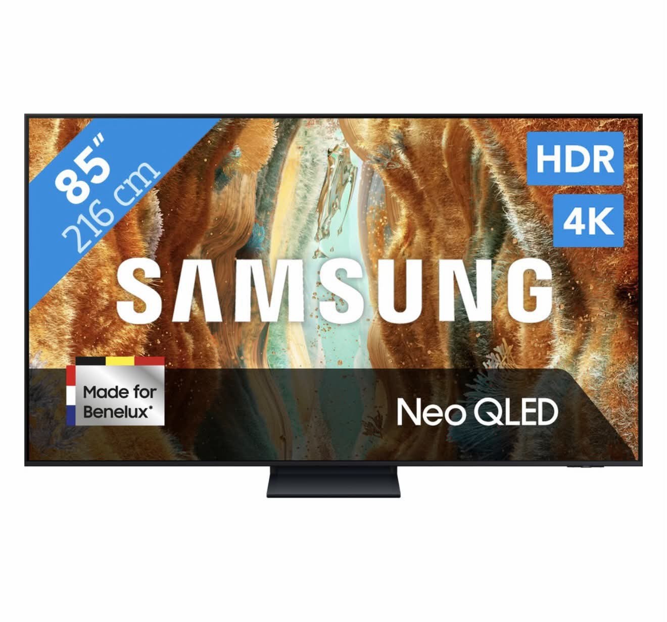 Samsung qe85qn70f Neo QLED 4K Smart TV (85 inch), Ophalen, QLED, 120 Hz, Zo goed als nieuw