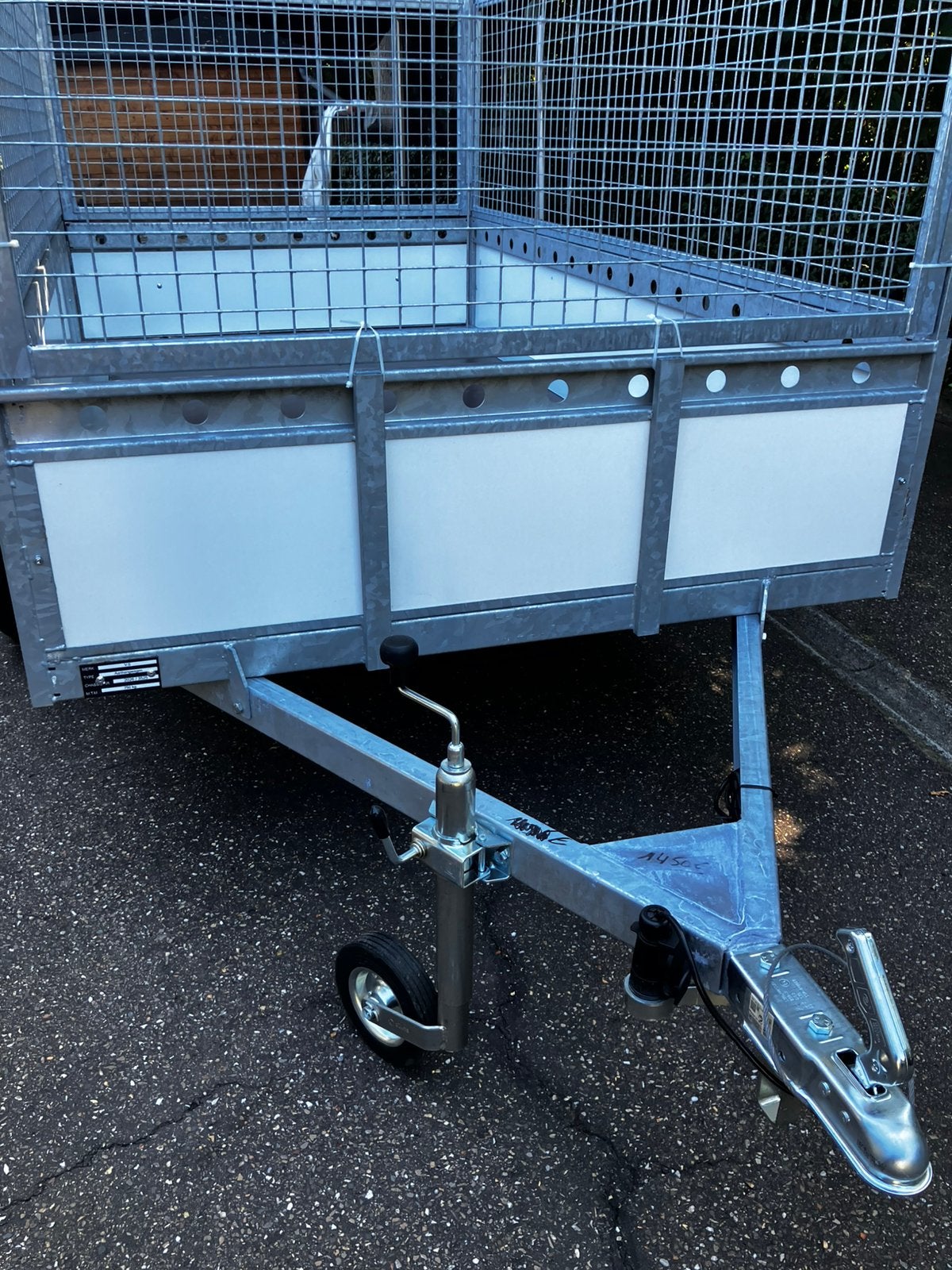 Aanhangwagen ongeremd, Enlèvement, Comme neuf