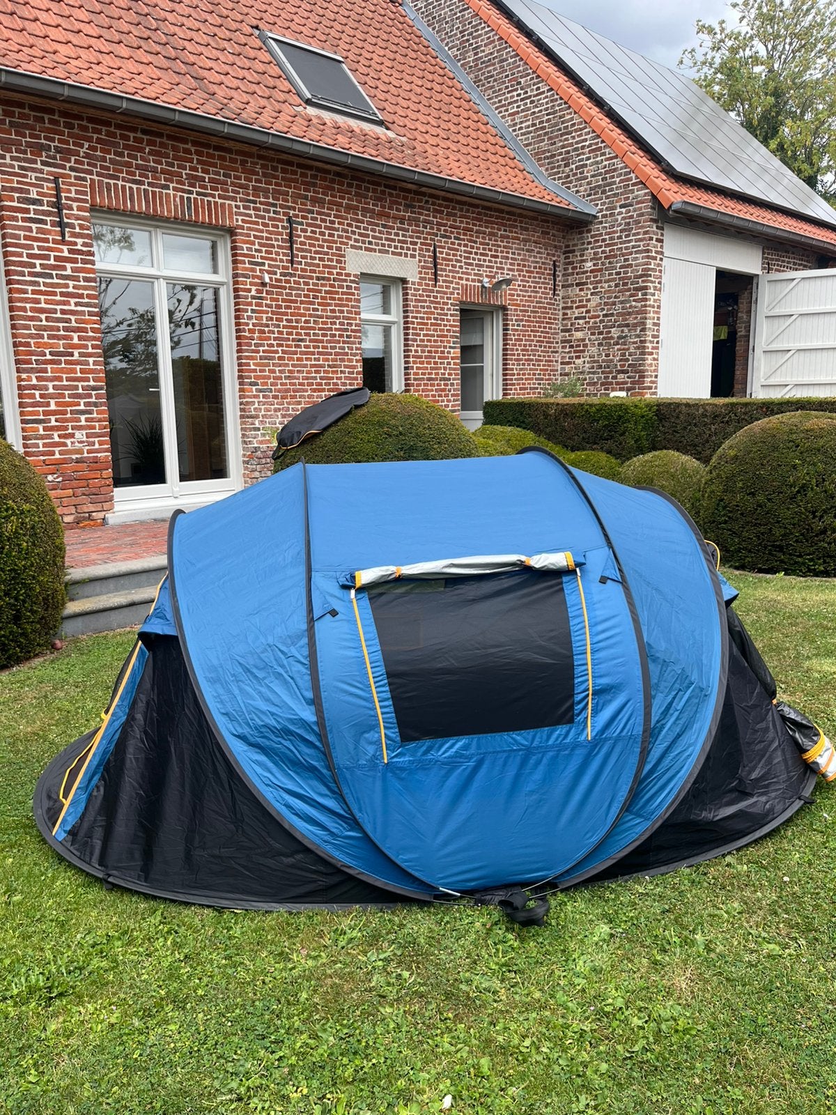 pop-uptent voor 4 personen, Caravanes & Camping, Tentes, Enlèvement ou Envoi, Comme neuf, Jusqu'à 4