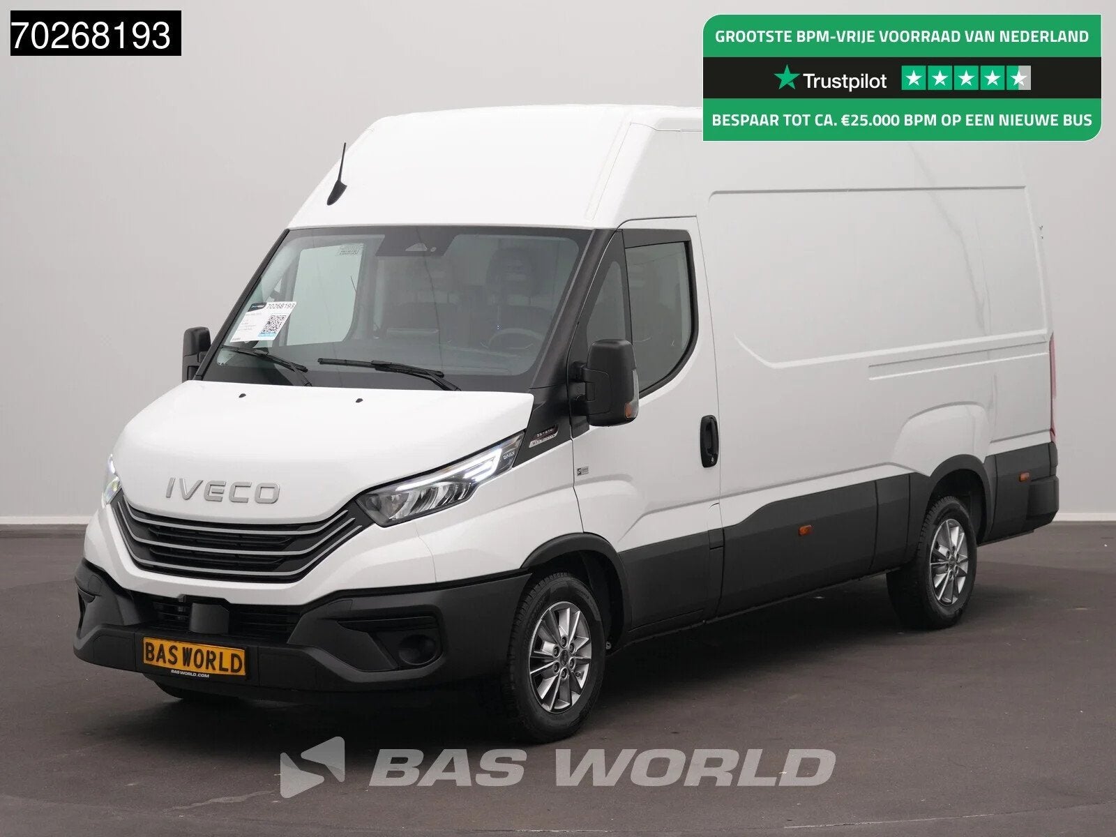 Iveco Daily 35S21 BPM VRIJ! 210PK 3.0L Automaat 2025 model L, Stof, Euro 6, 4 cilinders, Iveco