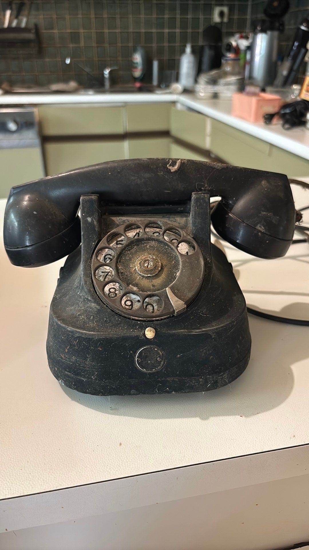 Ouderwetse telefoon zwart, Télécoms, Téléphones fixes | Filaires, Enlèvement, Ne fonctionne pas