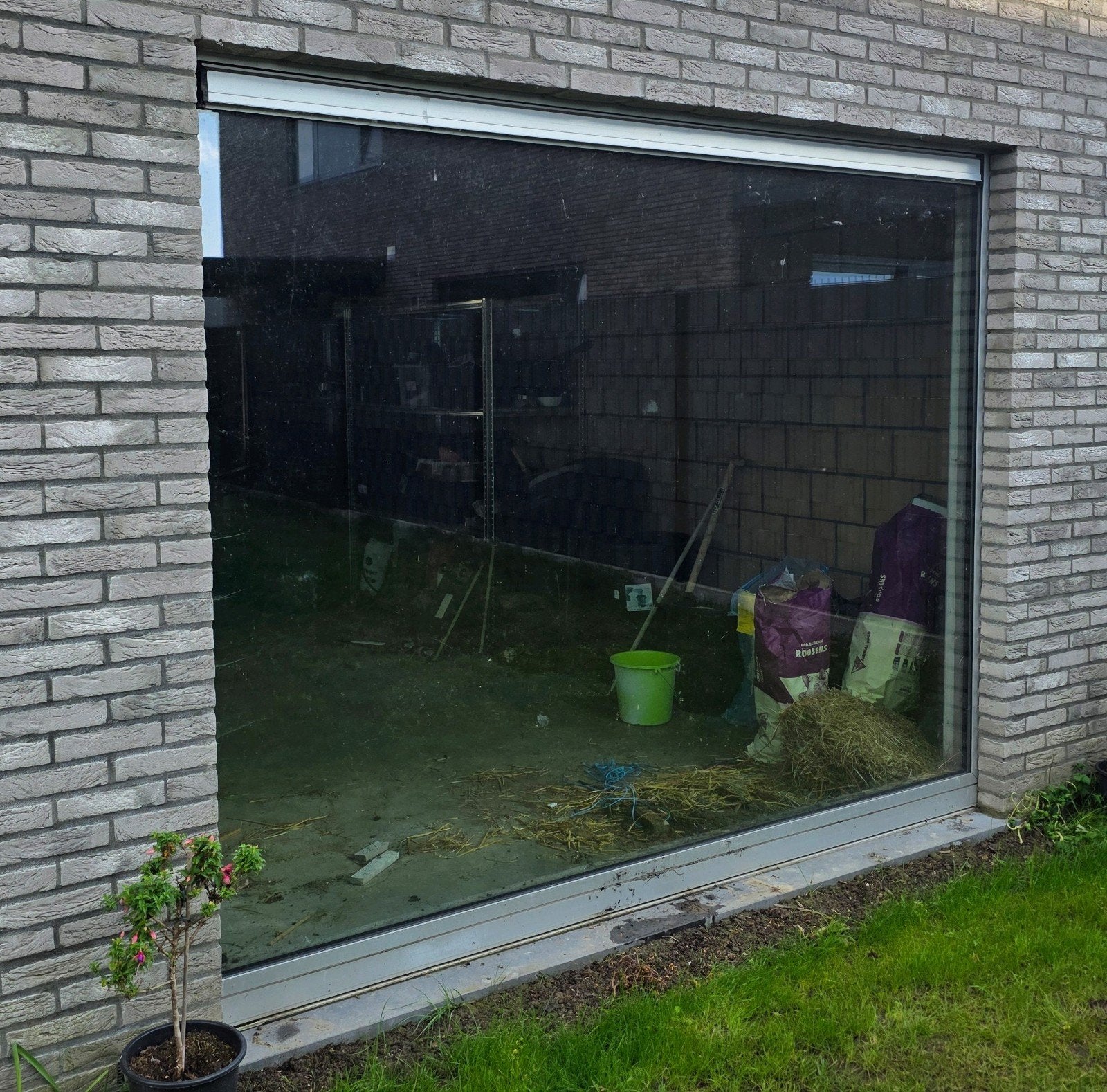 Gratis aluminium raam 268x218, Doe-het-zelf en Bouw, Ophalen, Aluminium, Zo goed als nieuw, 150 tot 225 cm