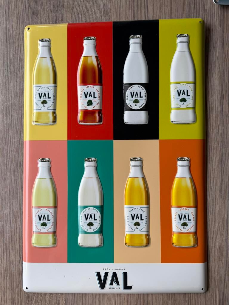 Metalen borden Val, Verzamelen, Ophalen, Nieuw