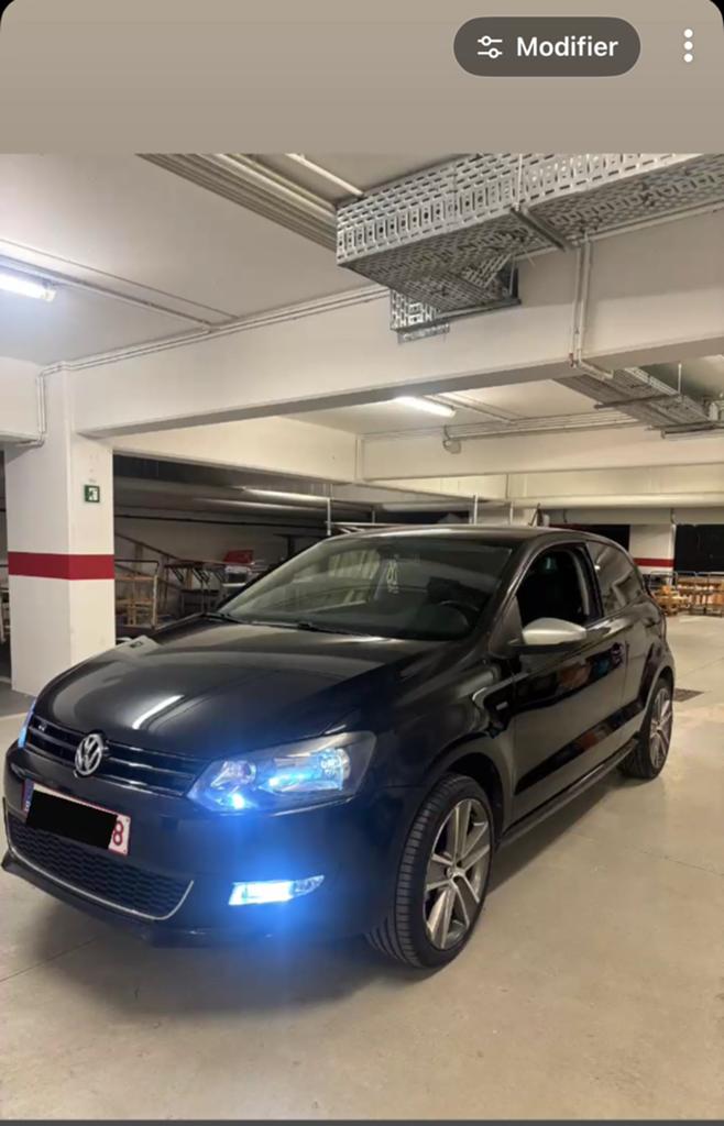 Vw polo 1.4 benzine, Voorwielaandrijving, Euro 5, Zwart, Zwart