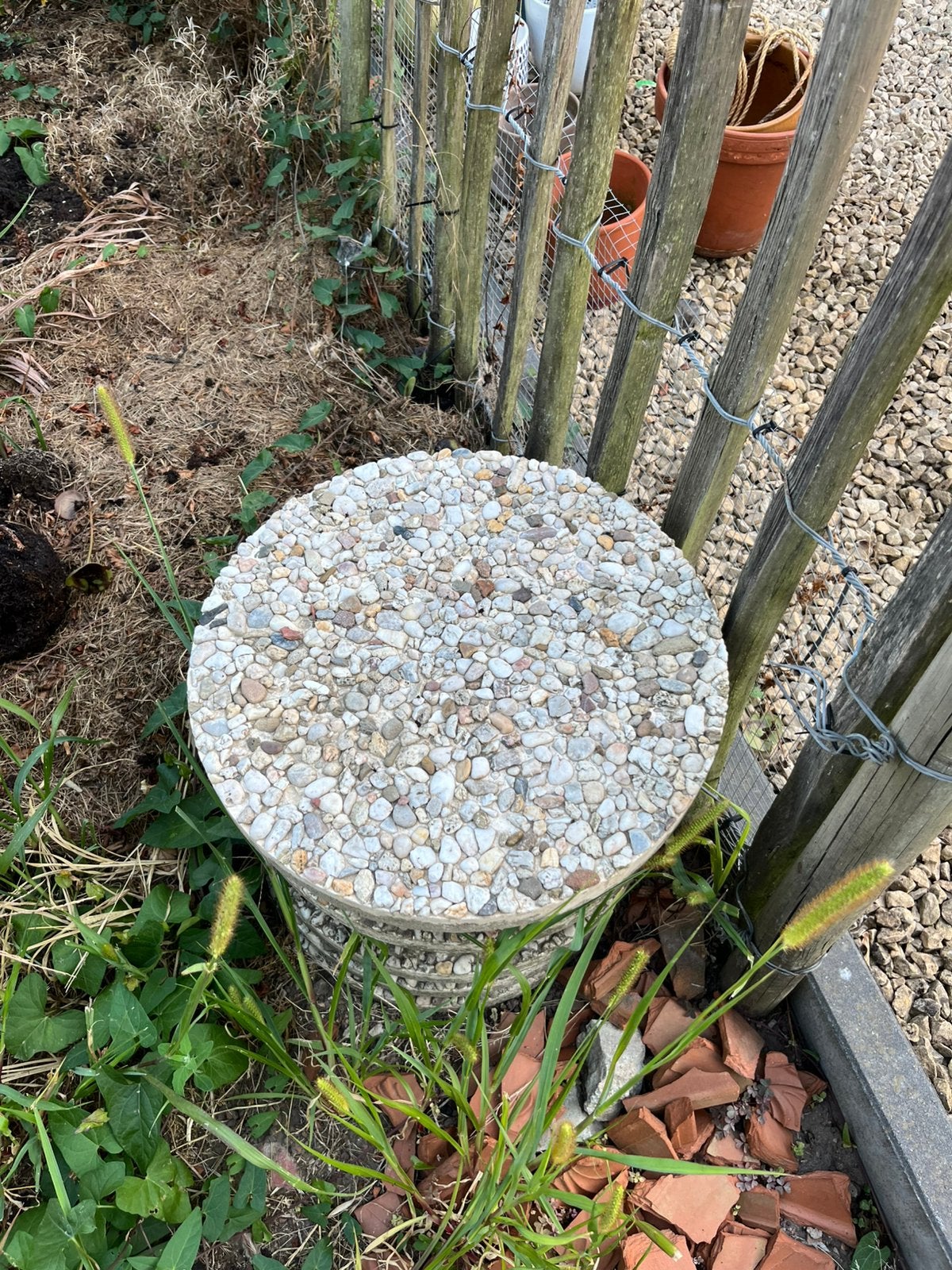 Silex ronde tegels, Ophalen, Gebruikt