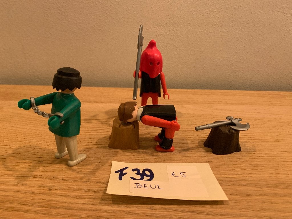 PLAYMOBIL F39: BEUL MET GEVANGENEN, Losse onderdelen, Zo goed als nieuw, Figuren, Historisch