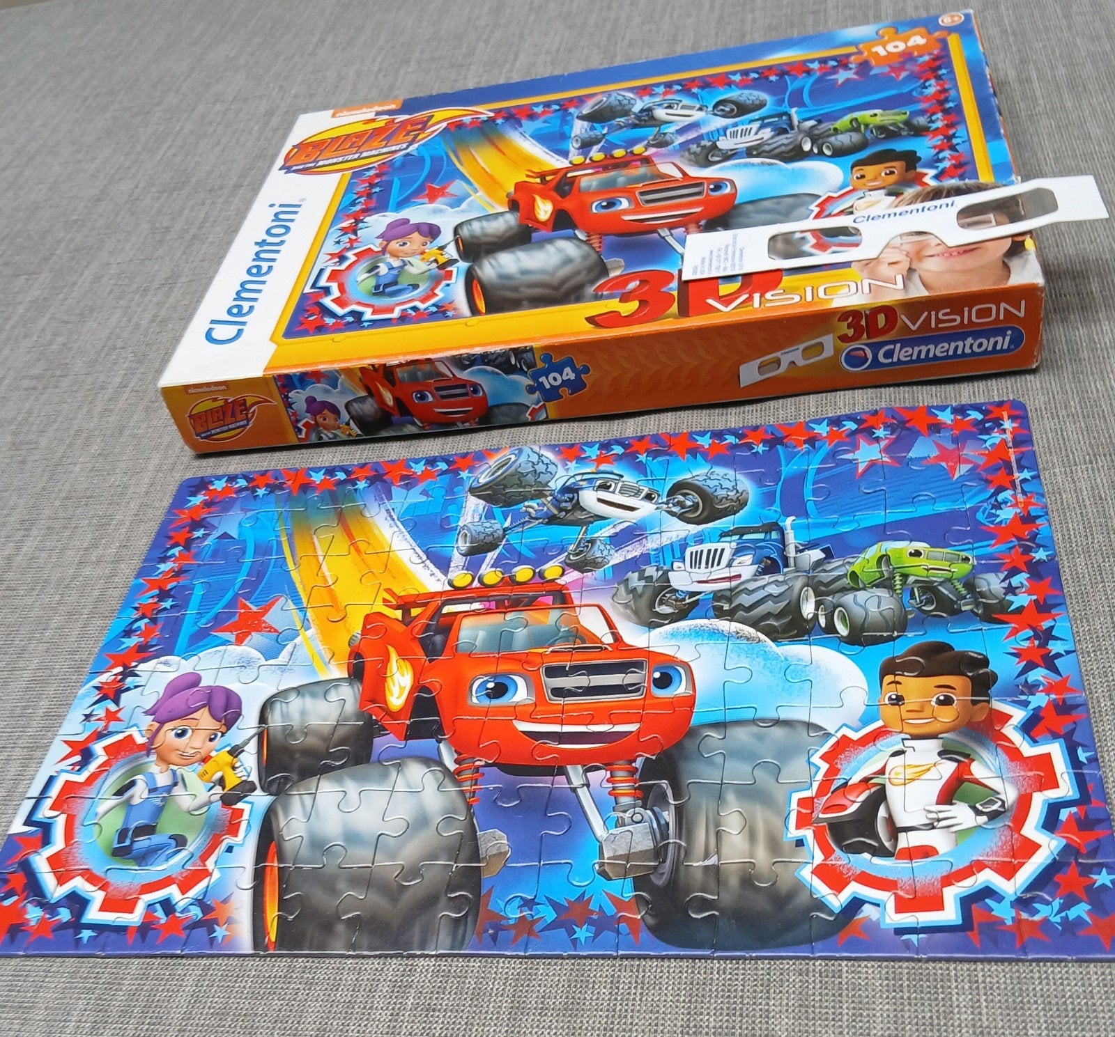 3D puzzel Blaze, Ophalen of Verzenden, Meer dan 50 stukjes, 4 tot 6 jaar