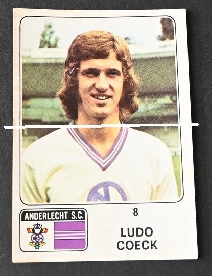 Panini Football 1973 - 74/RSC Anderlecht/Ludo Coeck, Collections, Envoi, Utilisé, Affiche, Image ou Autocollant