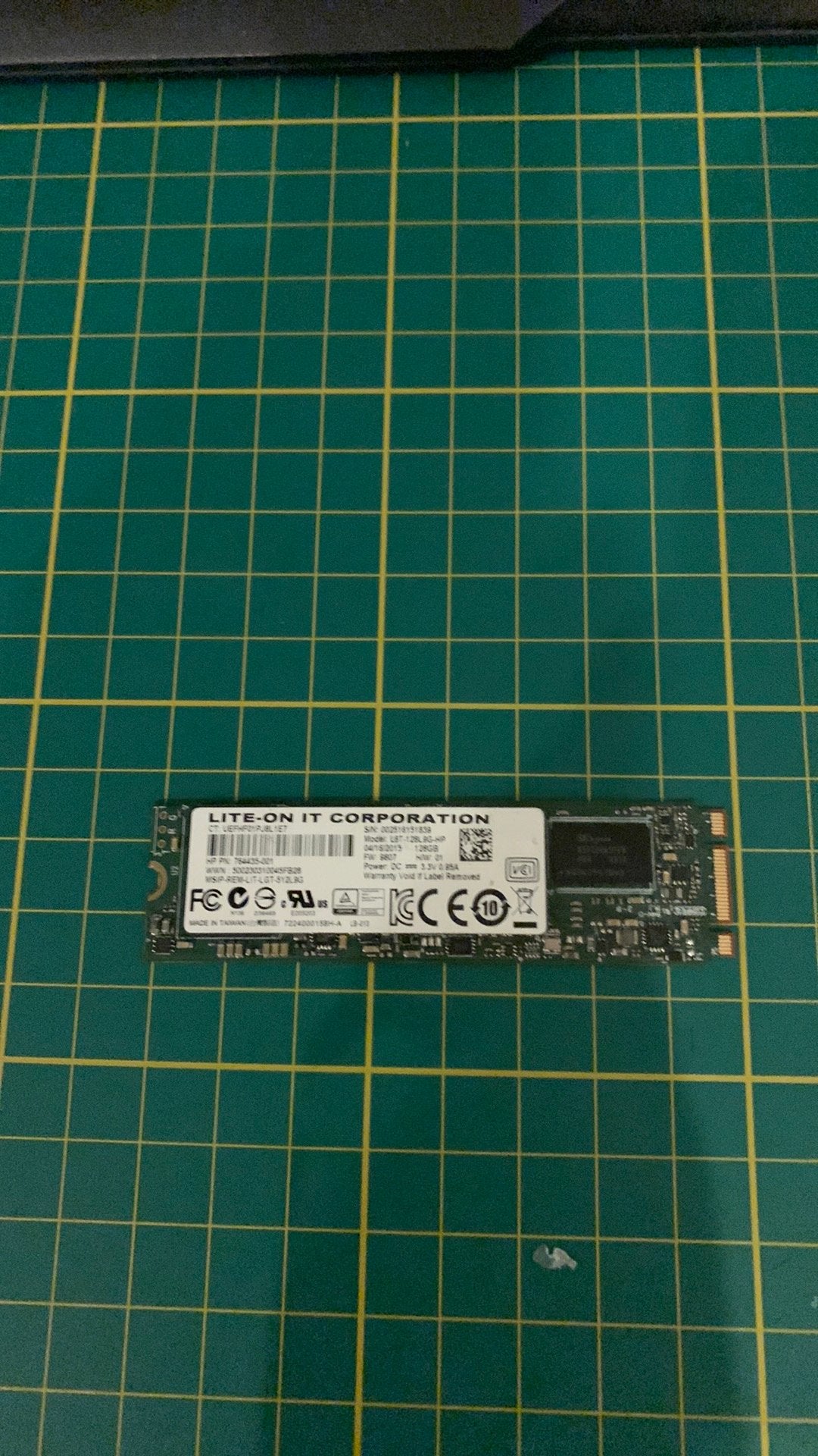 SSD kaart 128GB, Computers en Software, Ophalen, Zo goed als nieuw, Laptop, 128 GB