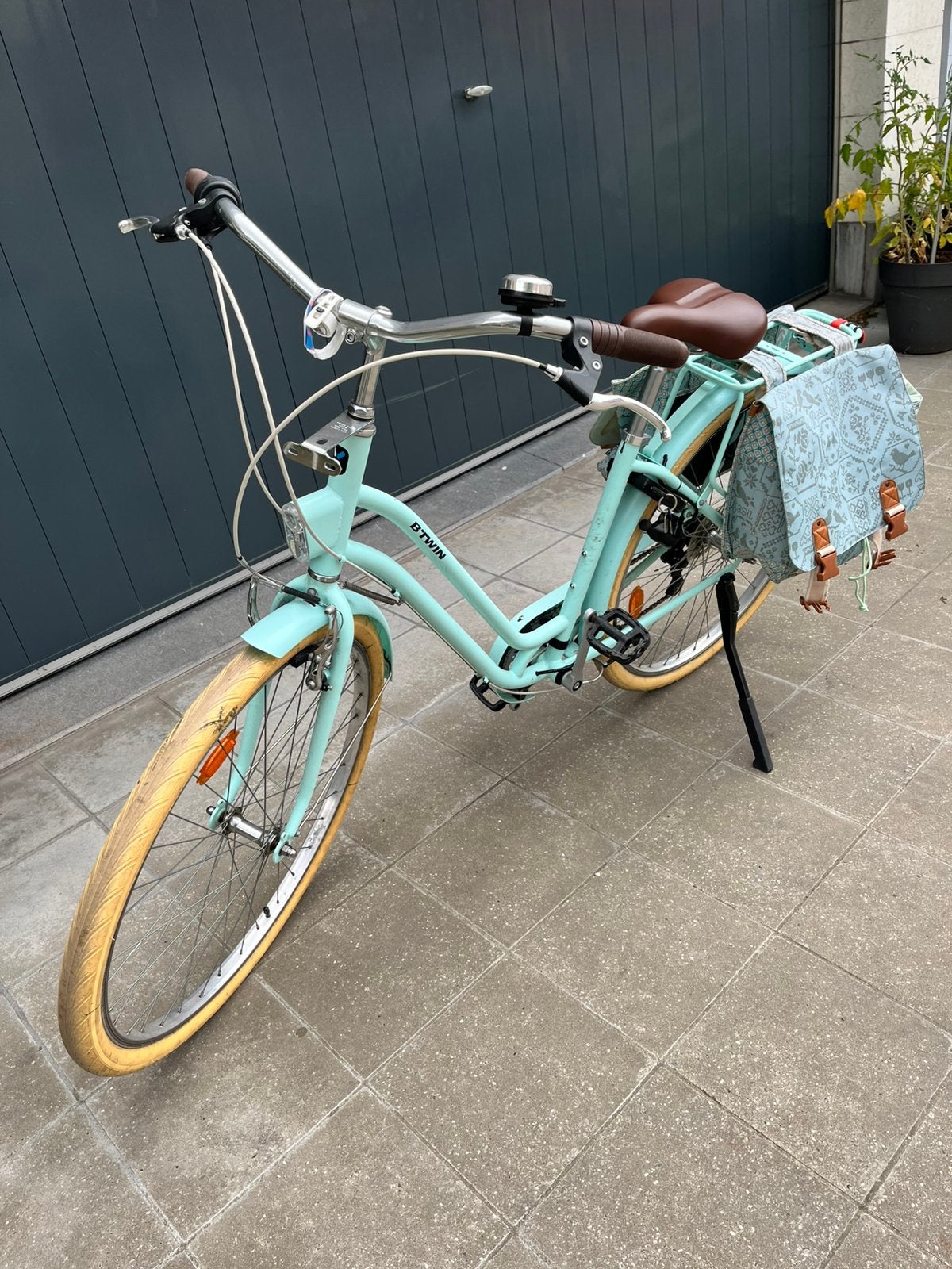 Mint groene stadsfiets, Fietsen en Brommers, Ophalen, Zo goed als nieuw