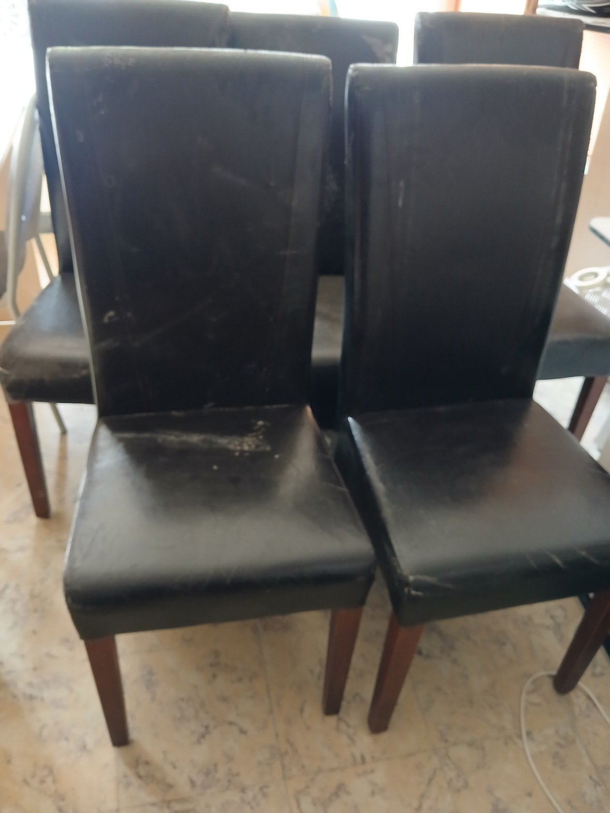 Gratis stoelen., Ophalen, Overige materialen, Gebruikt, Bruin
