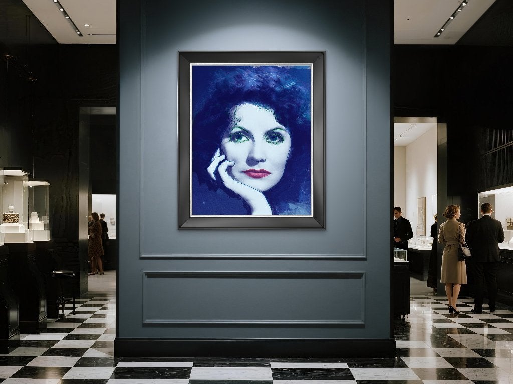 Rupert Jasen Smith - Andy Warhol - Greta Garbo 1988, Antiquités & Art, Art | Lithographies & Sérigraphies, Enlèvement ou Envoi