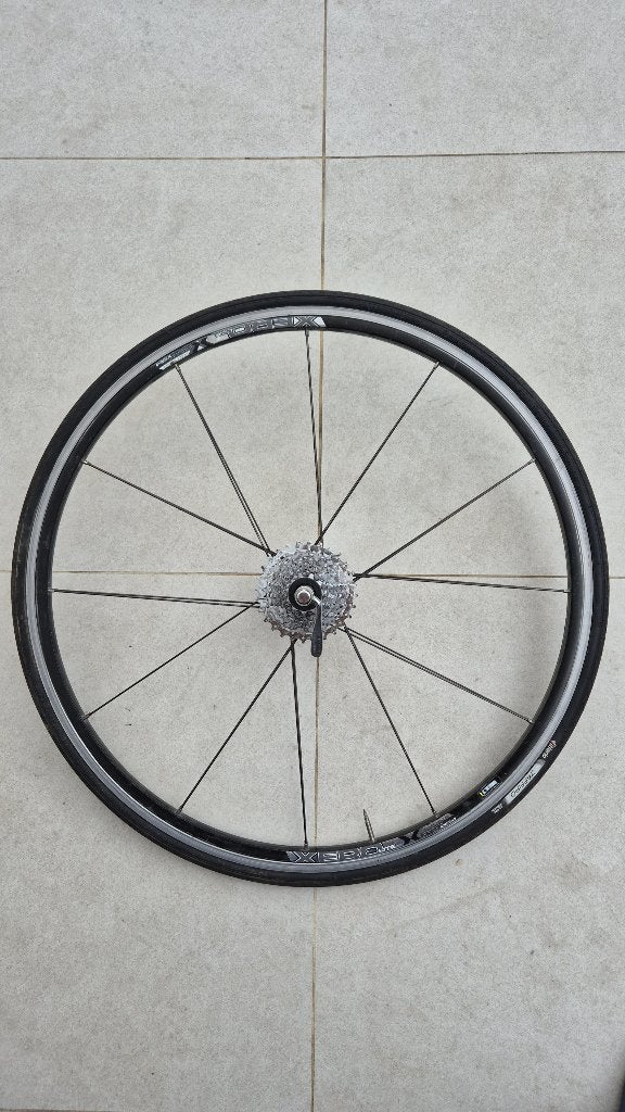 👍achter banden racefiets "Xero" 28 inch met nieuw 10 speed, Fietsen en Brommers, Titanium, XERO, Zo goed als nieuw, Racefiets