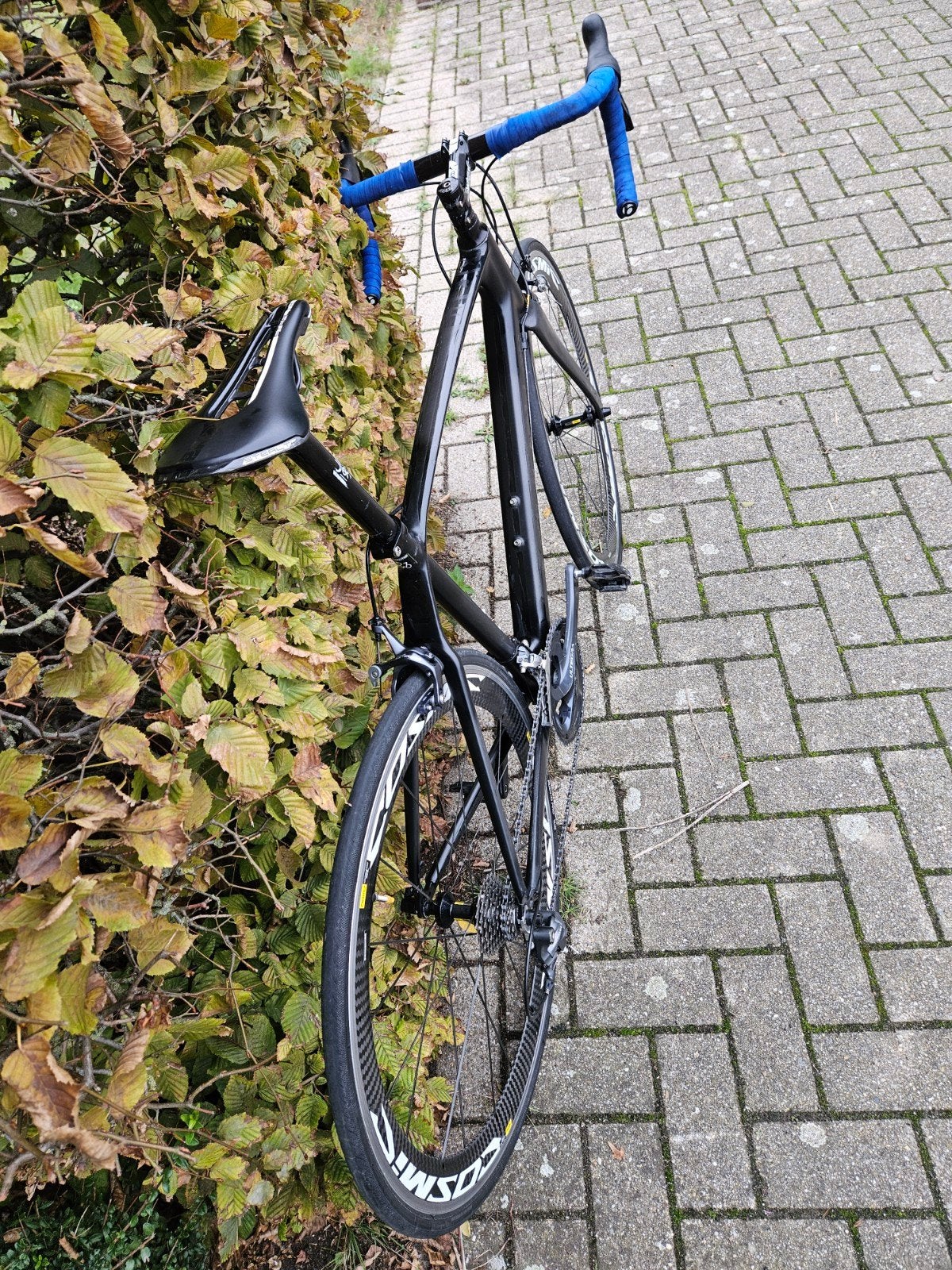 Racefiets Zannata the shadow...speciale edition.., Vélos & Vélomoteurs, Autres marques, Frein sur jante, Comme neuf, Enlèvement