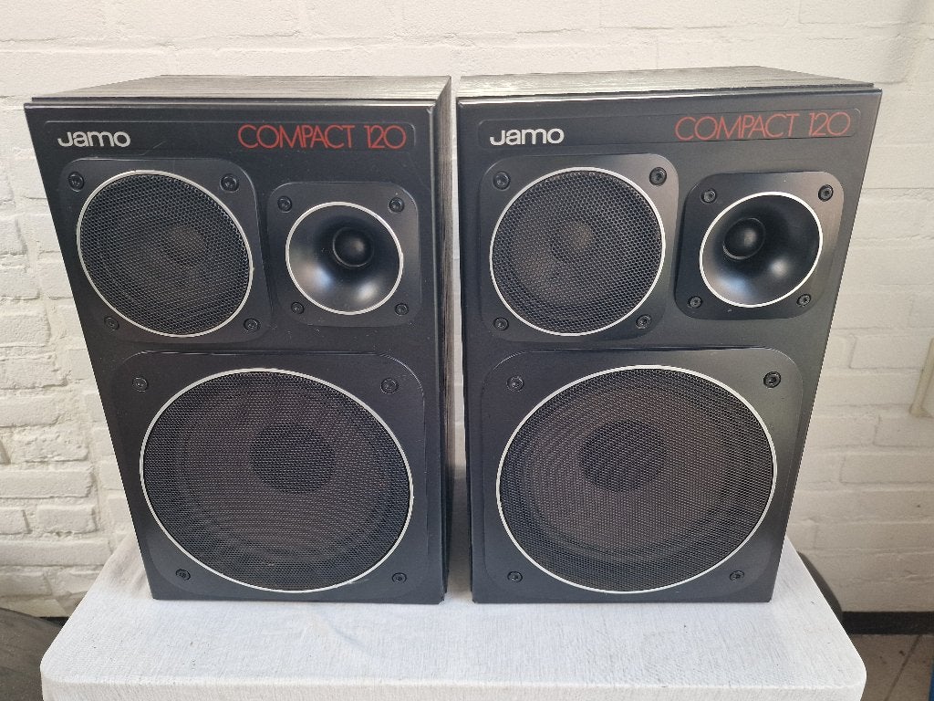 Jamo compact 120 speakers, Audio, Tv en Foto, Ophalen, Stereo speakers, Gebruikt, 120 tot 150 watt