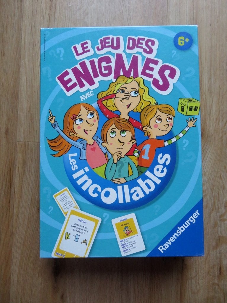 Jeu Les Incollables : le jeu des énigmes, Enlèvement, Utilisé, Ravensburger