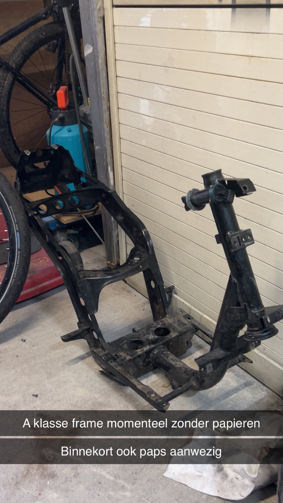 Piaggio zip frame, Fietsen en Brommers, Ophalen, Zo goed als nieuw, Frame, Piaggio