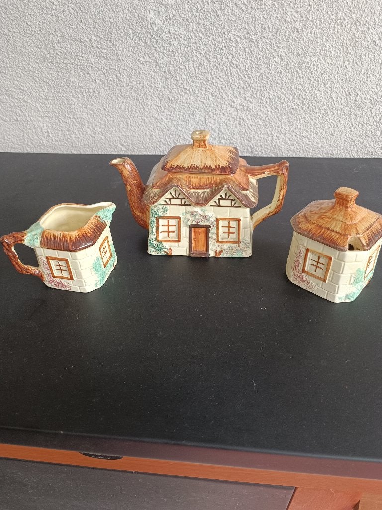 Ancien service à thé « cottage ware », Antiquités & Art, Enlèvement