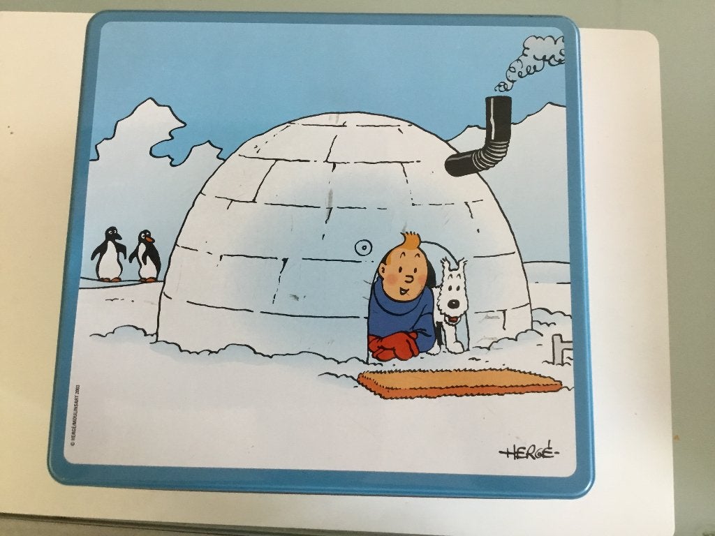 Boîte tintin biscuits delacre édition 75 spéciale, Collections, Boîte en métal, Enlèvement ou Envoi, Comme neuf, Biscuits, Autres marques