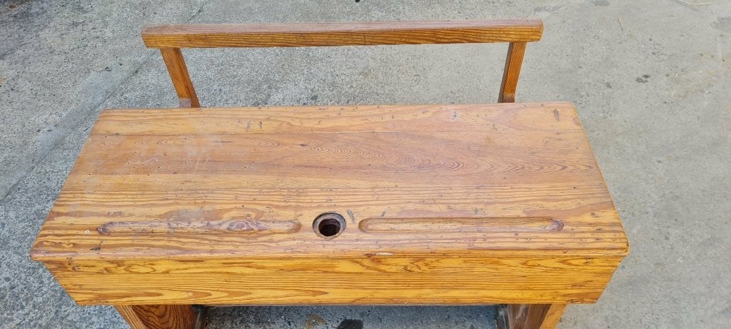 Banc d'école, Antiquités & Art, Enlèvement