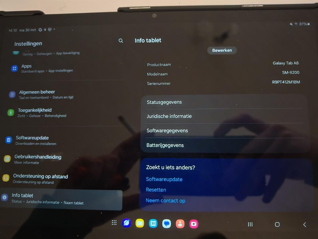 Tablet a8 Samsung, Computers en Software, Windows Laptops, Ophalen