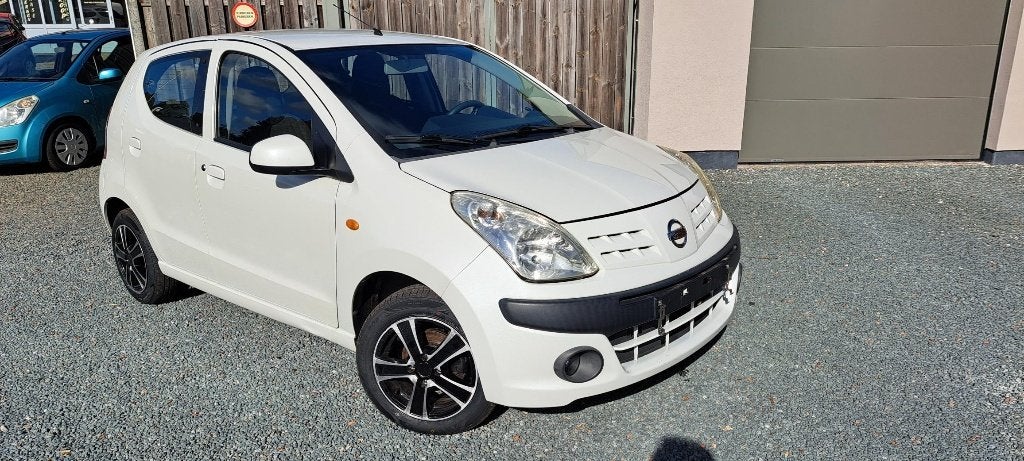 Nissan Pixo benzine - airco - reeds blanco gekeurd verkoop, Auto's, Voorwielaandrijving, Stof, Wit, Handgeschakeld