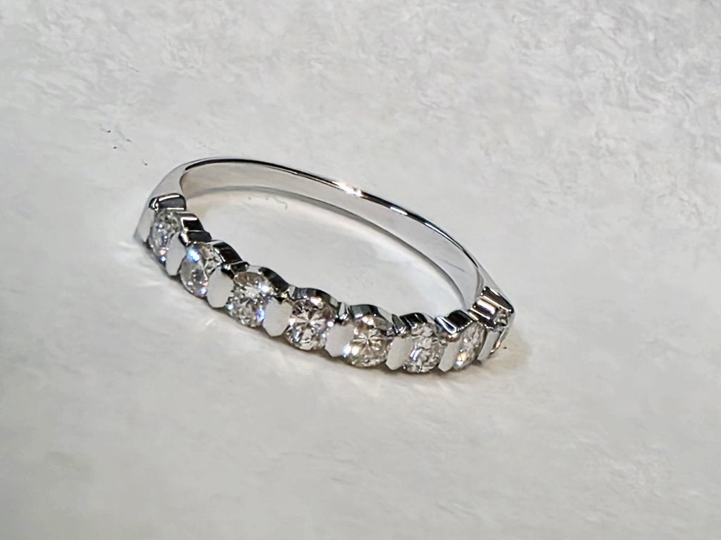 Verlovingsring met diamanten 0,56kt, Handtassen en Accessoires, Ringen, Ophalen of Verzenden, Dame of Heer, Met edelsteen, Goud