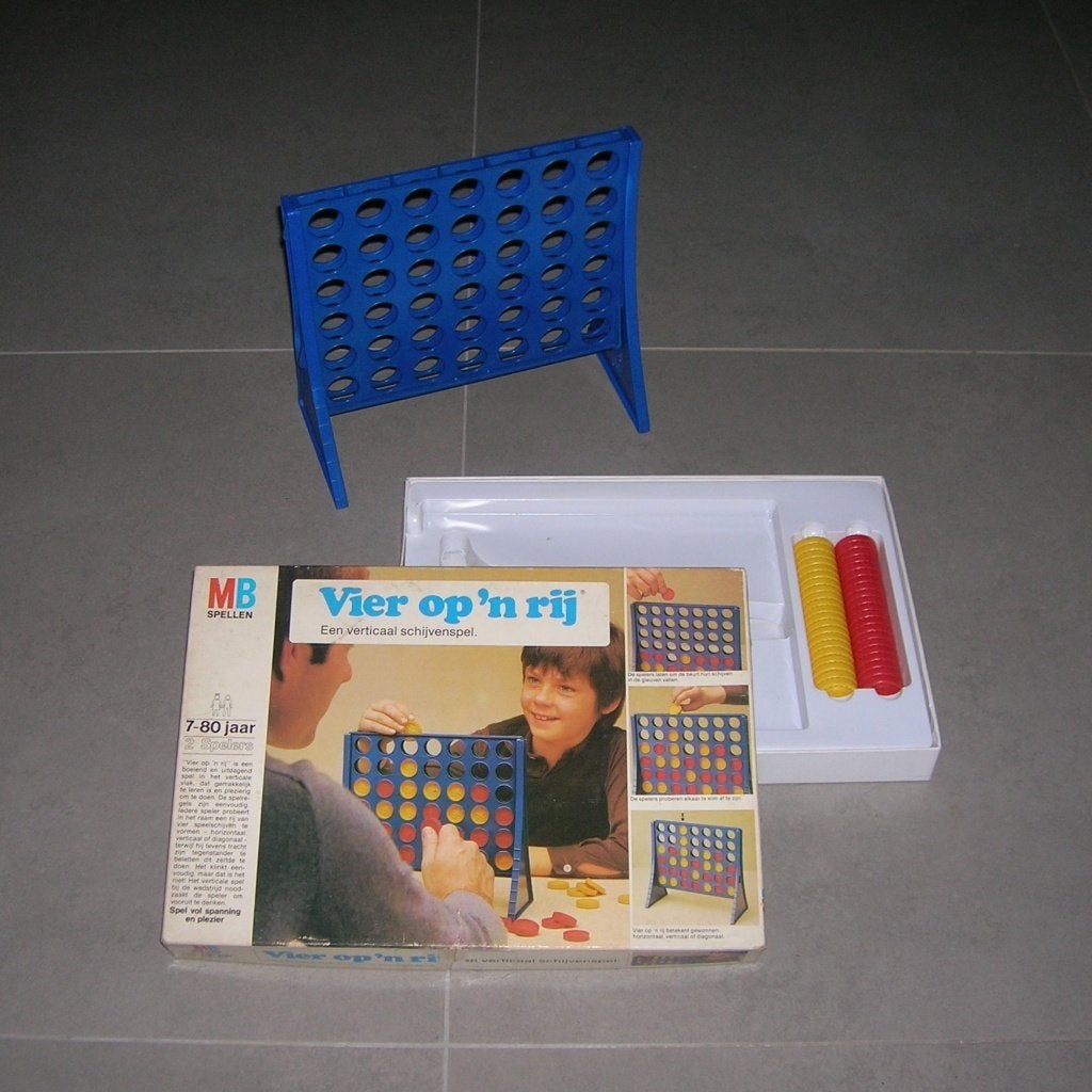 Spel: Vier op een rij, Hobby en Vrije tijd, Gezelschapsspellen | Overige, Een of twee spelers, Ophalen, Zo goed als nieuw, MB spelen