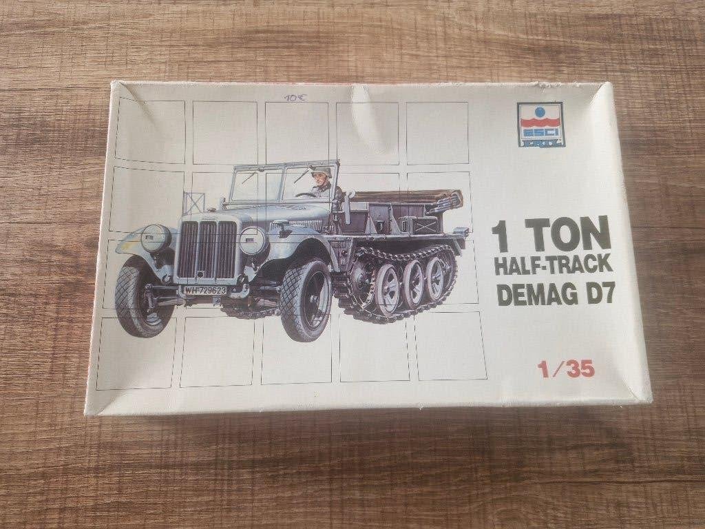 Esci 1/35 Demag D7 1ton Half-Track, Overige merken, Auto, 1:32 tot 1:50, Ophalen of Verzenden