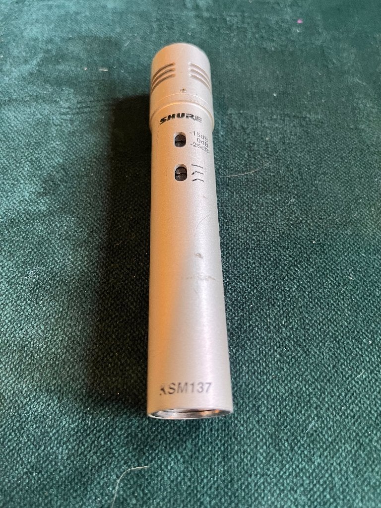 Shure KSM137, Ophalen of Verzenden, Gebruikt, Instrumentmicrofoon