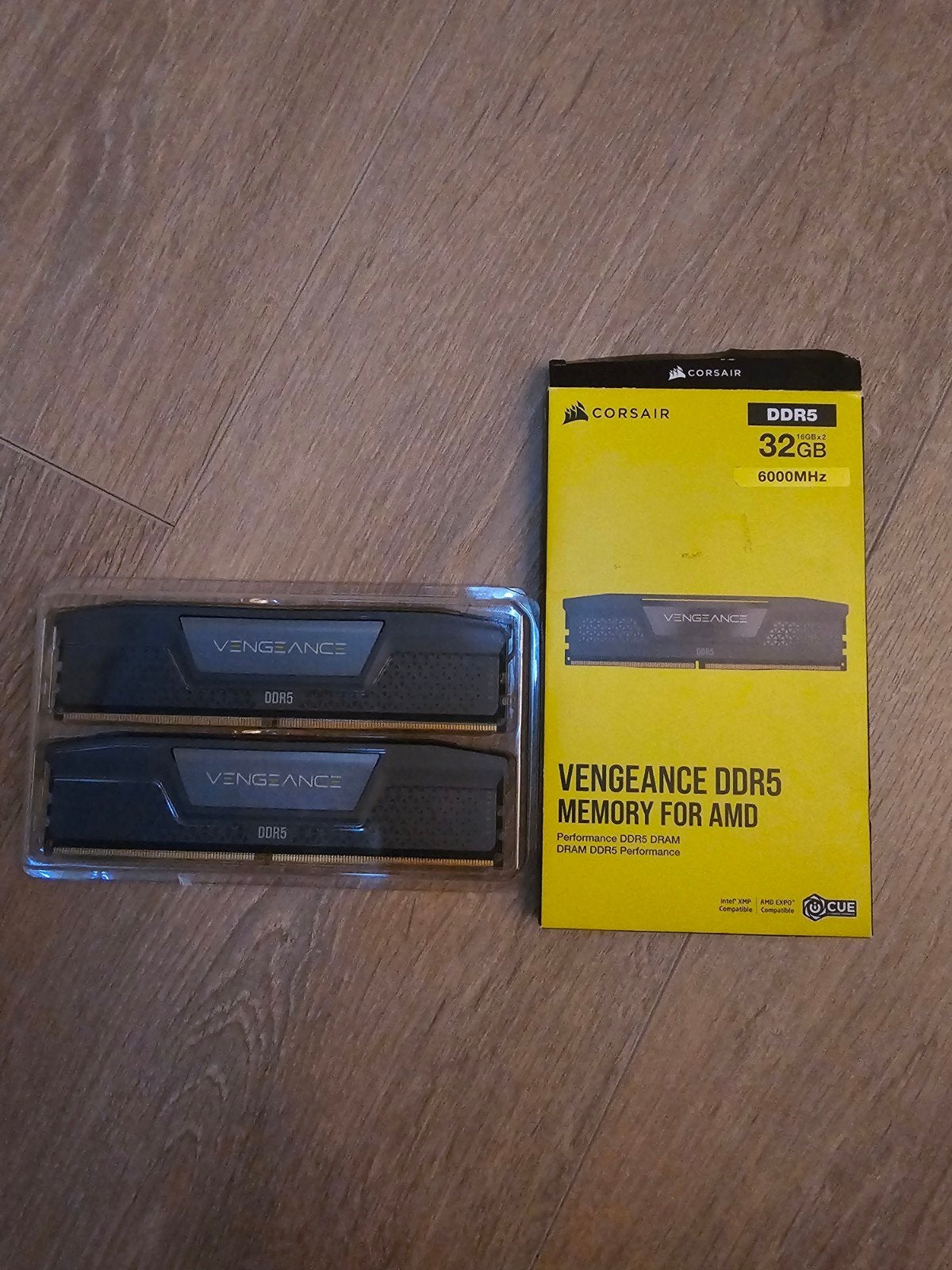 Corsair vengeance 2x 16GB DDR5 6000mhz cl30, Computers en Software, 32 GB, Ophalen of Verzenden, Zo goed als nieuw, Desktop