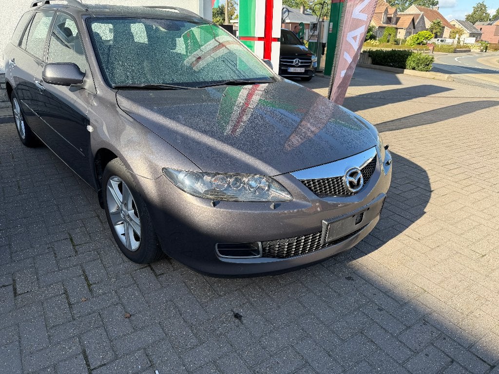 mazda 6 wagon diesel, Auto's, 1998 cc, Stof, Zwart, 4 cilinders