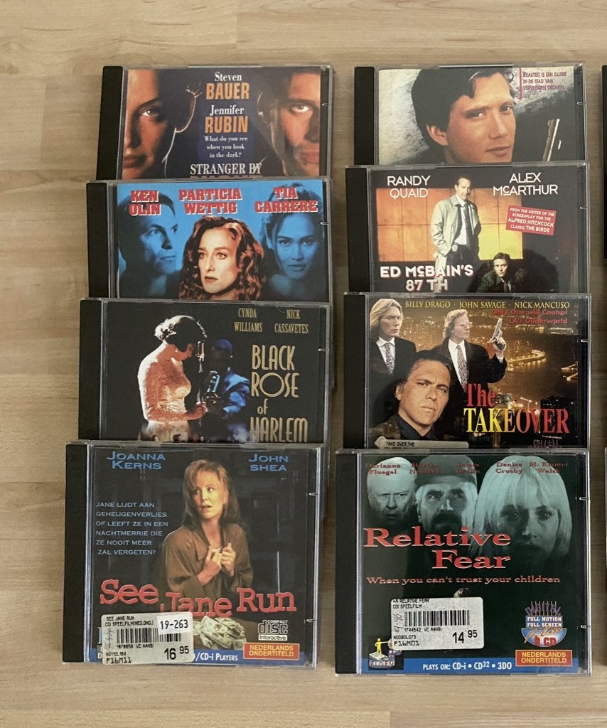 8x Cdi speelfilm disc, Ophalen of Verzenden, Gebruikt, Overige typen