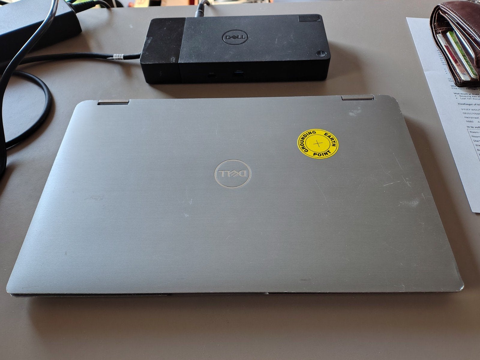 Dell 7400 2 in 1 touch laptop/tablet, 14 inch, Gebruikt, Qwerty, 8 GB