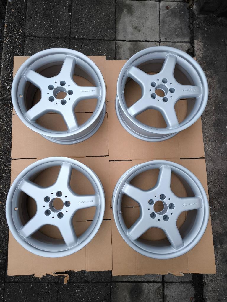 Restaur Velgen originele Mercedes W211 E55/E63 AMG-wielen, Ophalen of Verzenden, 18 inch, Velg(en)