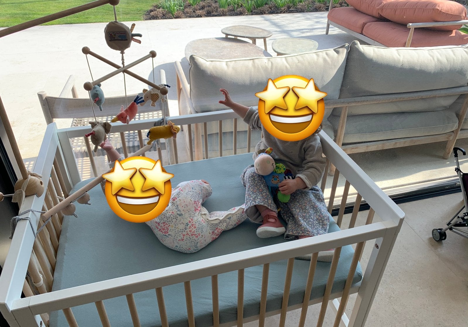 Babypark Troll white and natural wood, Kinderen en Baby's, Babyparken, Ophalen of Verzenden, Zo goed als nieuw