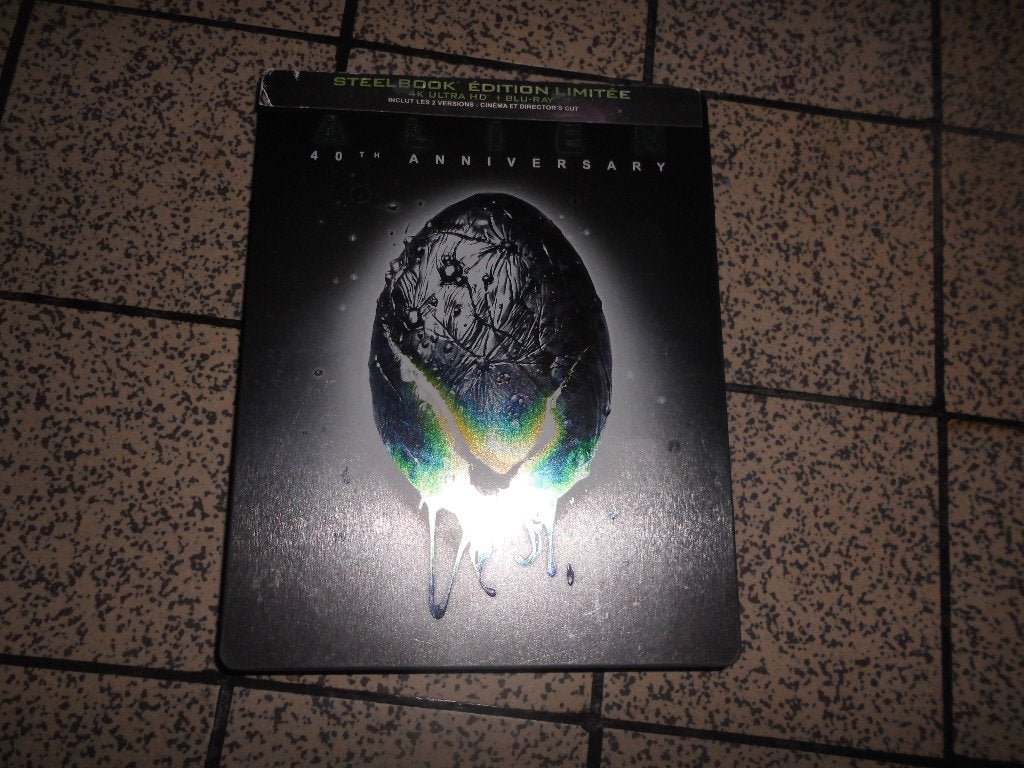 steelbook 4K ultra HD + Blu Ray metalen behuizing „ALIEN”, Ophalen of Verzenden, Boxset