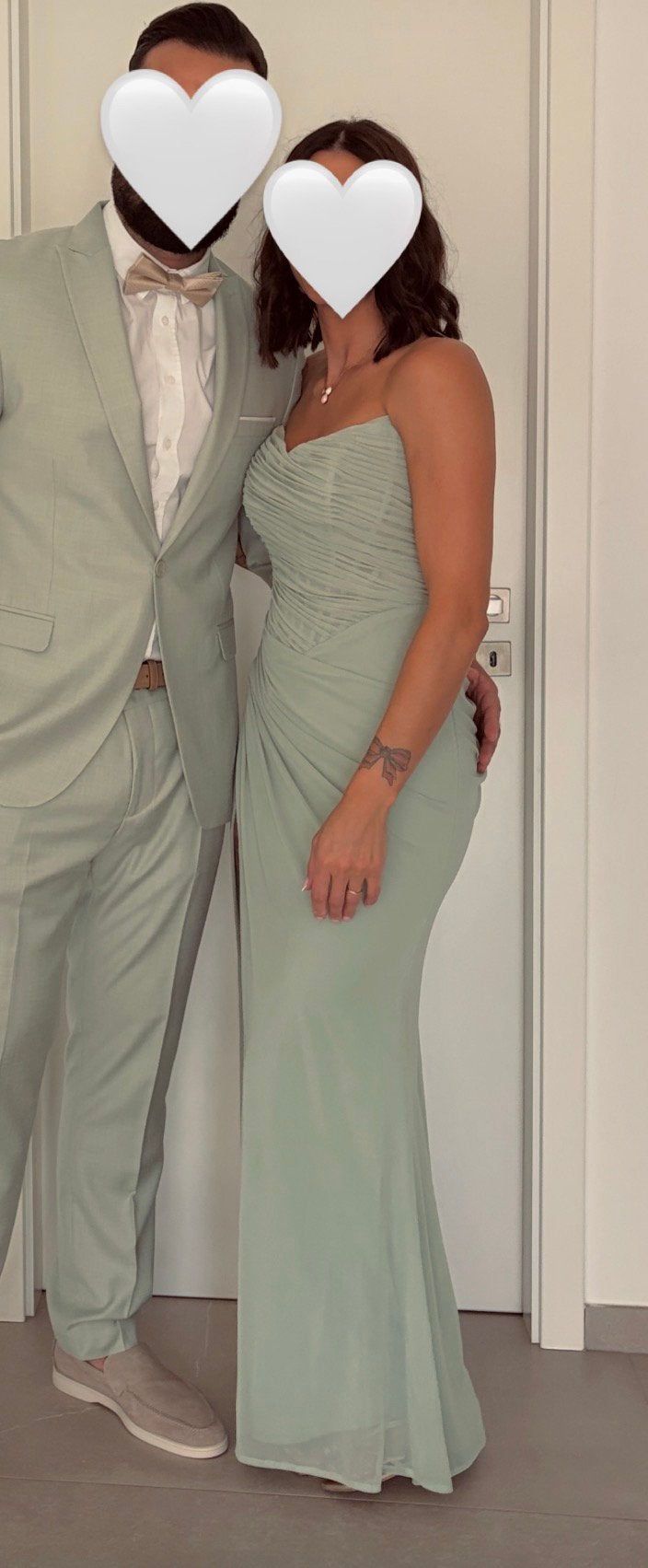 Robe de ceremonie, Taille 36 (S), Robe de cocktail, Comme neuf, Vert