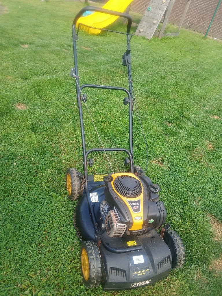 Grasmaaier Stiga multiclib, Tuin en Terras, Grasmaaiers, Ophalen, Gebruikt, Stiga, Mulchfunctie