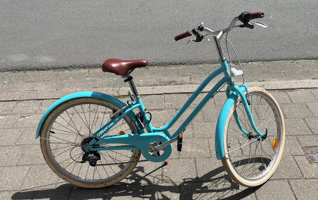 Meisjesfiets BTWIN 500 - 24 inch, Fietsen en Brommers, Fietsen | Meisjes, Ophalen, Zo goed als nieuw, 24 inch