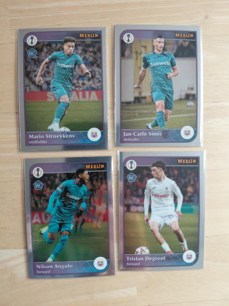 Topps Merlin Anderlecht kaarten, Ophalen of Verzenden