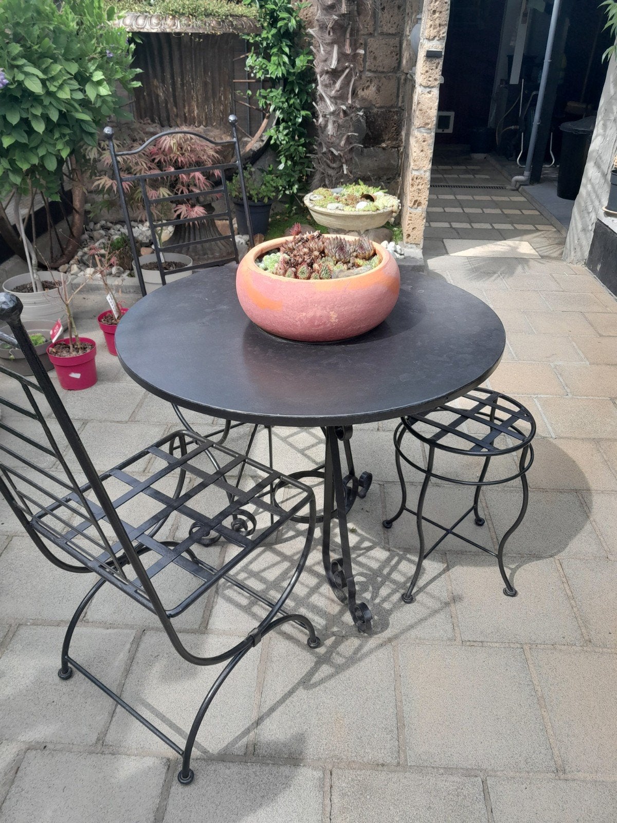 Tuinset (bistroset), Ophalen, Tuinset