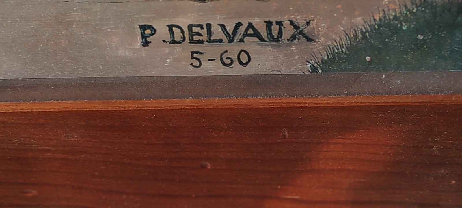 poster Paul Delvaux schilderij in kader, Enlèvement