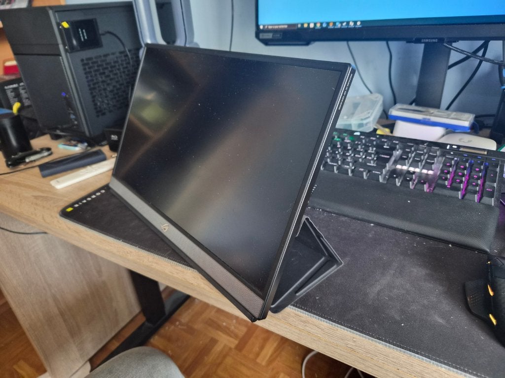 Ecran gaming portable ASUS Rog Strix XG17AGHP, Informatique & Logiciels, Moniteurs, Utilisé, 101 à 150 Hz, HDMI, USB-C, Gaming