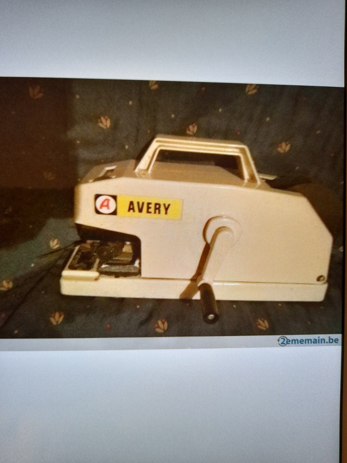 Vintage etiketteermachine op rol in perfecte staat, Ophalen of Verzenden