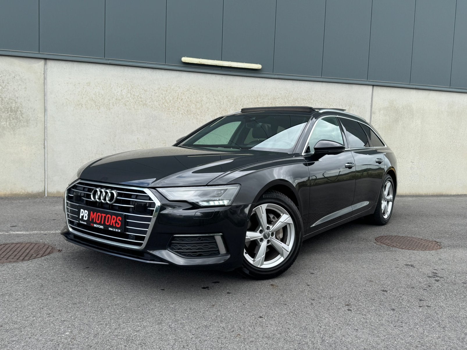 audi A6 / 2021 / FULL OPTION / 162dkm /  HYBRIDE DIESEL/, Auto's, Euro 6, Zwart, Leder, Bedrijf