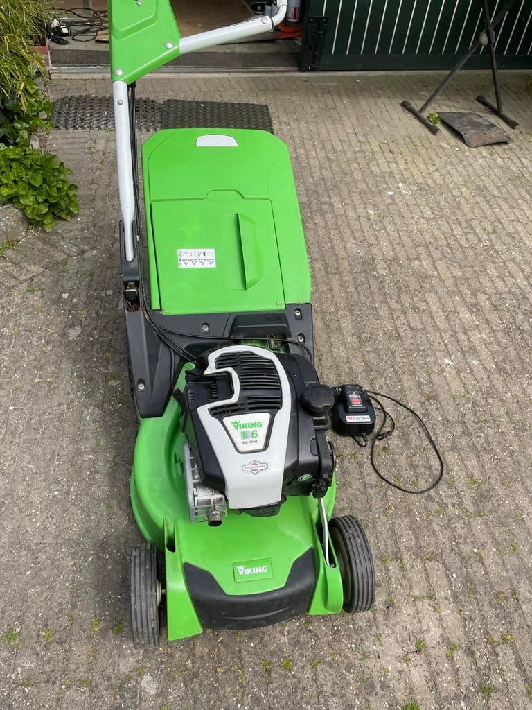 Grasmaaier Viking mb 650 ve met elektronische start, Tuin en Terras, Ophalen, Zo goed als nieuw