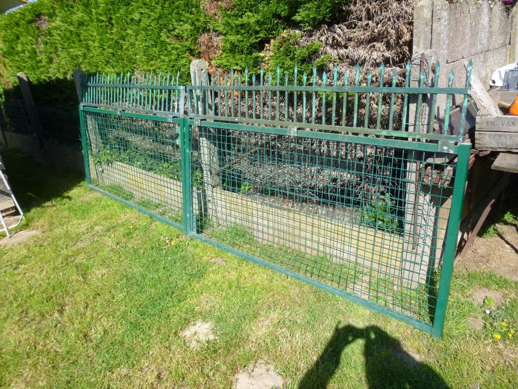 tuinpoort, Enlèvement, Utilisé, Fer, Clôture en treillis métallique