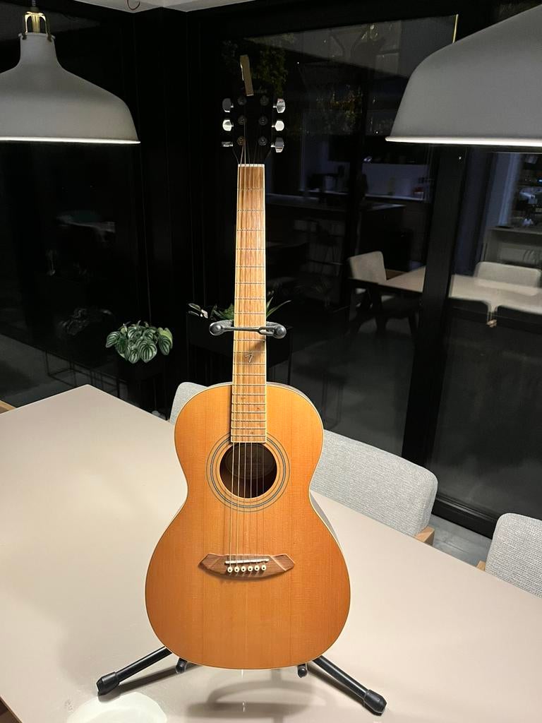Fender akoestische gitaar met standaard, Ophalen, Zo goed als nieuw