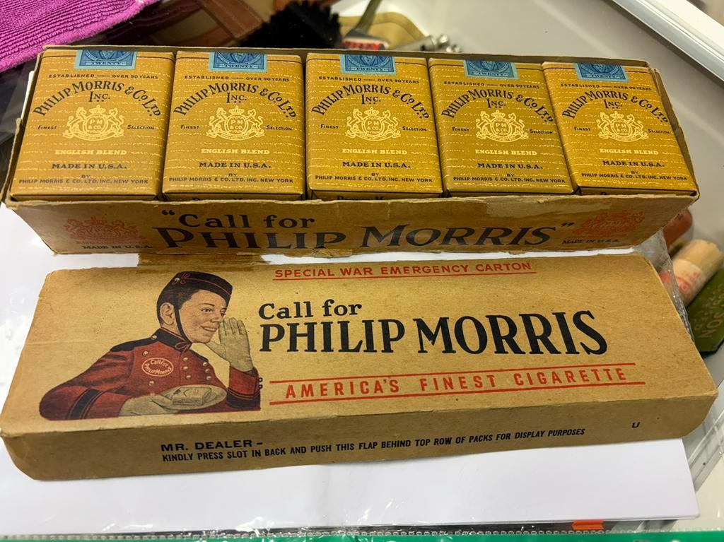 WW2 US Philip Morris Cigarettes Serie 115(1945), Enlèvement ou Envoi